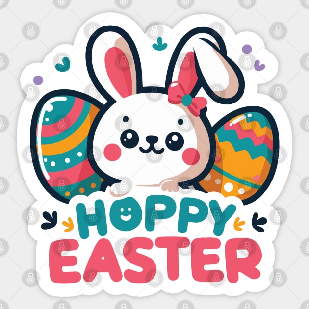 Hoppy Easter: Easter Egg Sticker by Yonbdl